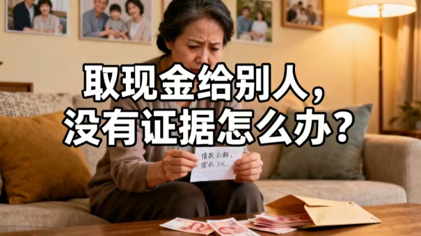 深圳追債公司:取現金給別人沒有證據怎么辦