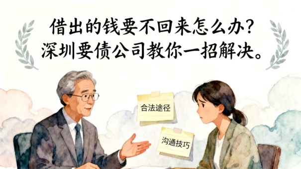 借出去的錢要不回來怎么辦:深圳要債公司教你一招解決