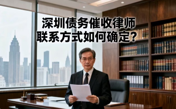 深圳債務(wù)催收律師聯(lián)系方式如何確定